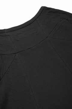 画像をギャラリービューアに読み込む, A.F ARTEFACT MULTI PANEL SLIMFIT T-SHIRT / SOFT DOUBLEFACE (BLACK)