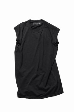 画像をギャラリービューアに読み込む, A.F ARTEFACT CUT SLEEVE T-SHIRT / SLAB L.JERSEY (BLACK)