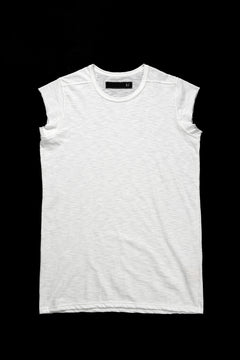 画像をギャラリービューアに読み込む, A.F ARTEFACT CUT SLEEVE T-SHIRT / SLAB L.JERSEY (WHITE)