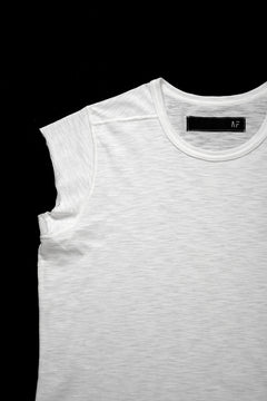 画像をギャラリービューアに読み込む, A.F ARTEFACT CUT SLEEVE T-SHIRT / SLAB L.JERSEY (WHITE)