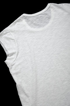 画像をギャラリービューアに読み込む, A.F ARTEFACT CUT SLEEVE T-SHIRT / SLAB L.JERSEY (WHITE)