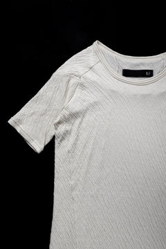 画像をギャラリービューアに読み込む, A.F ARTEFACT MULTI PANEL SLIMFIT T-SHIRT / SOFT DOUBLEFACE (IVORY)