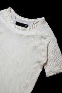 画像をギャラリービューアに読み込む, A.F ARTEFACT MULTI PANEL SLIMFIT T-SHIRT / SOFT DOUBLEFACE (IVORY)
