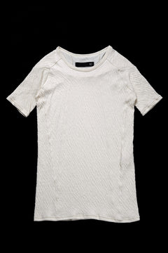 画像をギャラリービューアに読み込む, A.F ARTEFACT MULTI PANEL SLIMFIT T-SHIRT / SOFT DOUBLEFACE (IVORY)