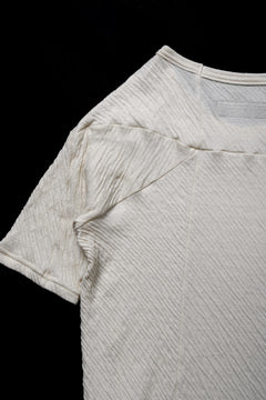 画像をギャラリービューアに読み込む, A.F ARTEFACT MULTI PANEL SLIMFIT T-SHIRT / SOFT DOUBLEFACE (IVORY)