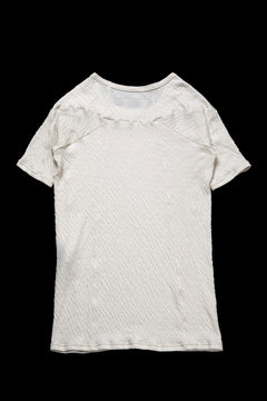 画像をギャラリービューアに読み込む, A.F ARTEFACT MULTI PANEL SLIMFIT T-SHIRT / SOFT DOUBLEFACE (IVORY)