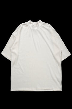 画像をギャラリービューアに読み込む, A.F ARTEFACT JUMBO T-SHIRT  / WAFFLE KNIT JERSEY (WHITE)
