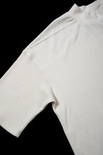 画像をギャラリービューアに読み込む, A.F ARTEFACT JUMBO T-SHIRT  / WAFFLE KNIT JERSEY (WHITE)