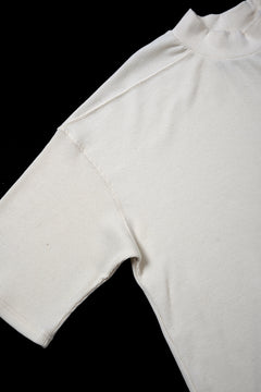 画像をギャラリービューアに読み込む, A.F ARTEFACT JUMBO T-SHIRT  / WAFFLE KNIT JERSEY (WHITE)