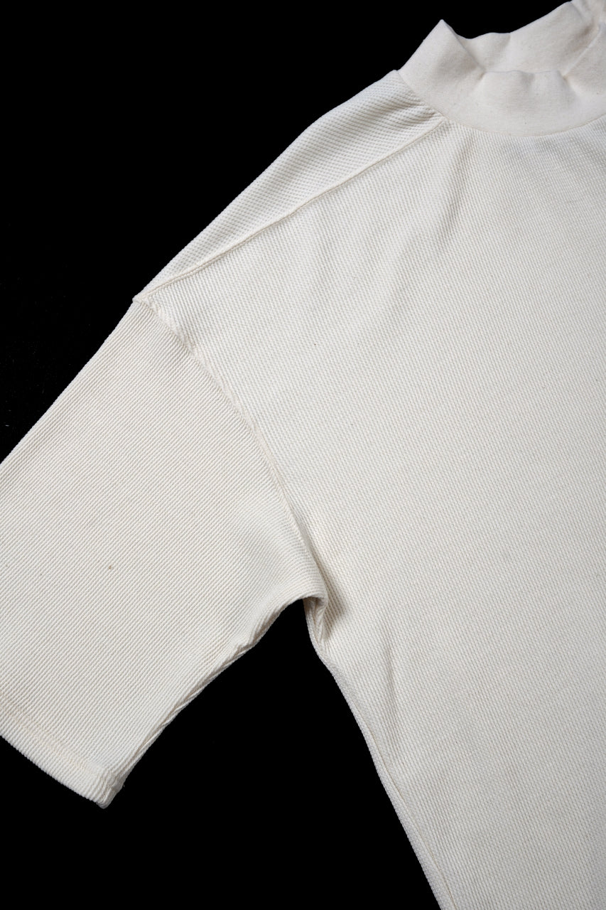 画像をギャラリービューアに読み込む, A.F ARTEFACT JUMBO T-SHIRT  / WAFFLE KNIT JERSEY (WHITE)