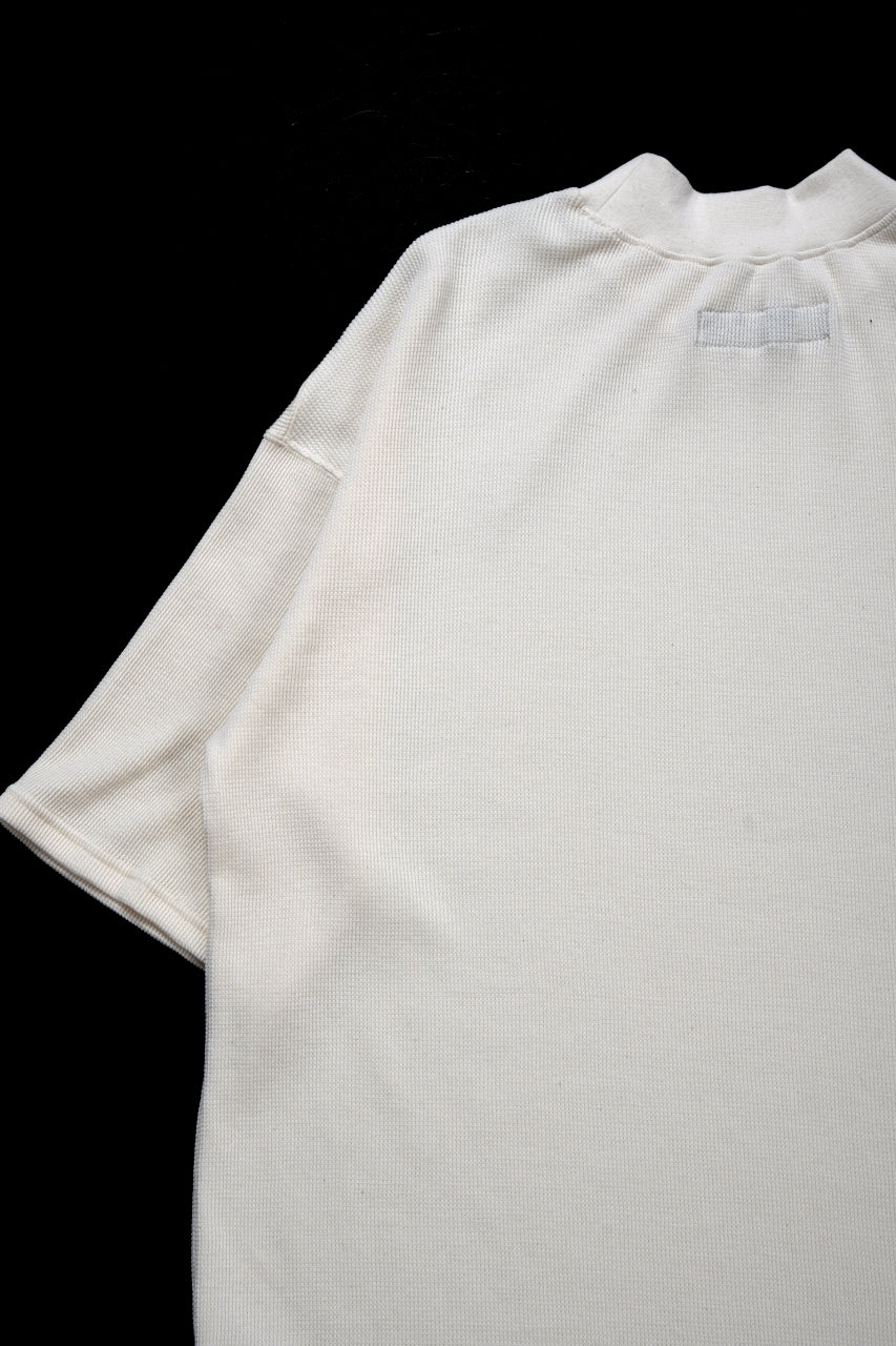 画像をギャラリービューアに読み込む, A.F ARTEFACT JUMBO T-SHIRT  / WAFFLE KNIT JERSEY (WHITE)