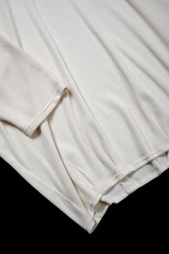 画像をギャラリービューアに読み込む, A.F ARTEFACT DOLMAN LOOSEY T-SHIRT  / WAFFLE KNIT JERSEY (WHITE)