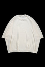 画像をギャラリービューアに読み込む, A.F ARTEFACT DOLMAN LOOSEY T-SHIRT  / WAFFLE KNIT JERSEY (WHITE)