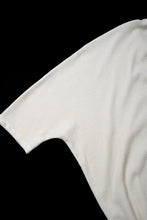 画像をギャラリービューアに読み込む, A.F ARTEFACT DOLMAN LOOSEY T-SHIRT  / WAFFLE KNIT JERSEY (WHITE)