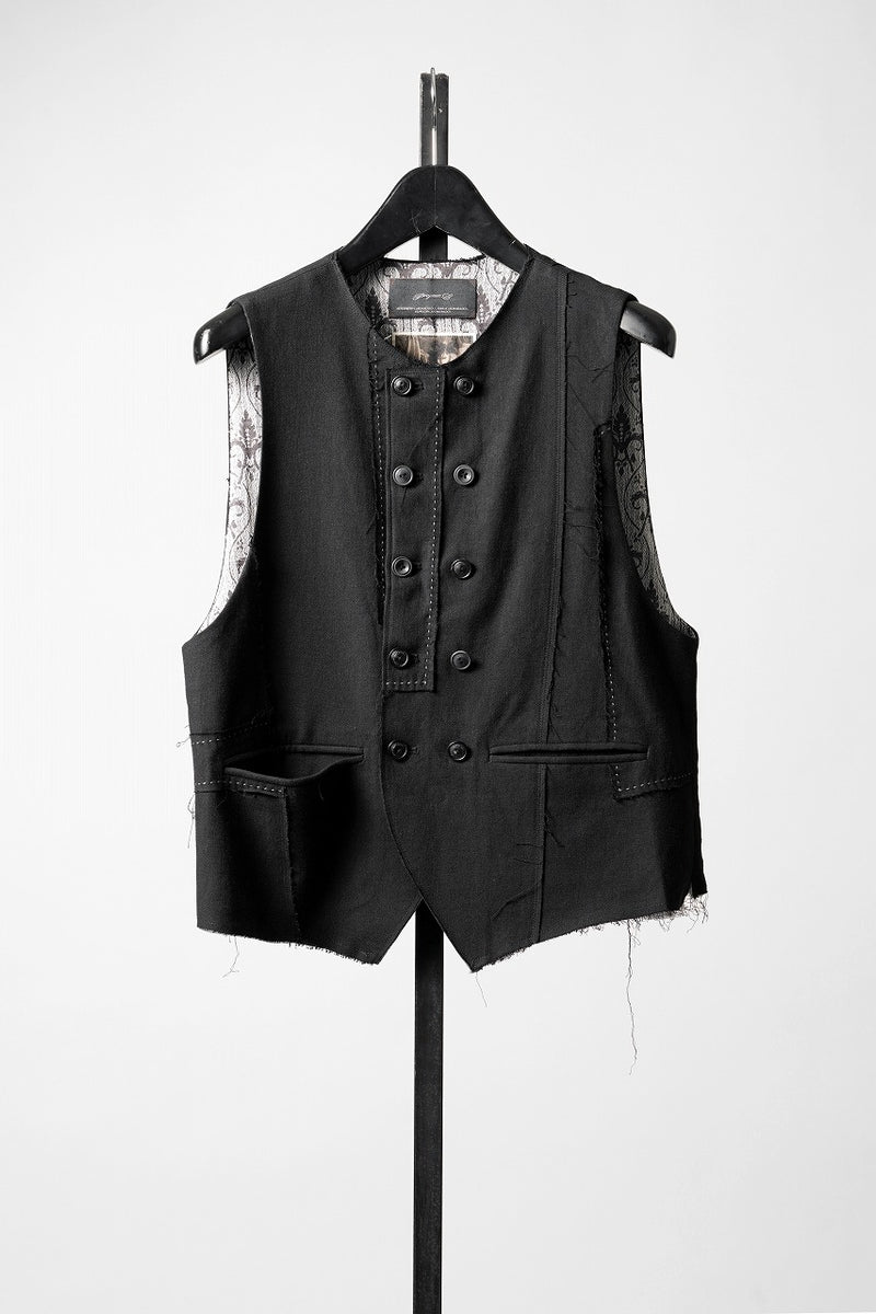 Professor.E PATCHWORK WAISTCOAT (BLACK)の商品ページ