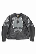 画像をギャラリービューアに読み込む, ISAMU KATAYAMA BACKLASH xx VANSON MONOTONE STAR JACKET #TYPE-B (BLACK x GRAY x WHITE)