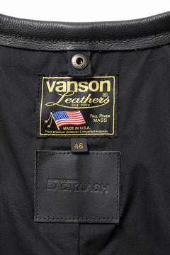 画像をギャラリービューアに読み込む, ISAMU KATAYAMA BACKLASH xx VANSON MONOTONE STAR JACKET #TYPE-B (BLACK x GRAY x WHITE)