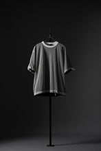 画像をギャラリービューアに読み込む, OBLADI TWO LAYER T SHIRT IN BLACK WITH WHITE MESH (BLACK)