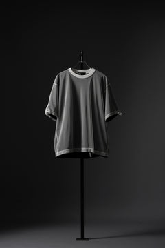画像をギャラリービューアに読み込む, OBLADI TWO LAYER T SHIRT IN BLACK WITH WHITE MESH (BLACK)