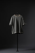 画像をギャラリービューアに読み込む, OBLADI TWO LAYER T SHIRT IN BLACK WITH BEIGE MESH (BLACK)
