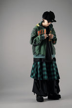 画像をギャラリービューアに読み込む, CHANGES REMAKE PANELED HOODIE (MULTI GREEN #B)