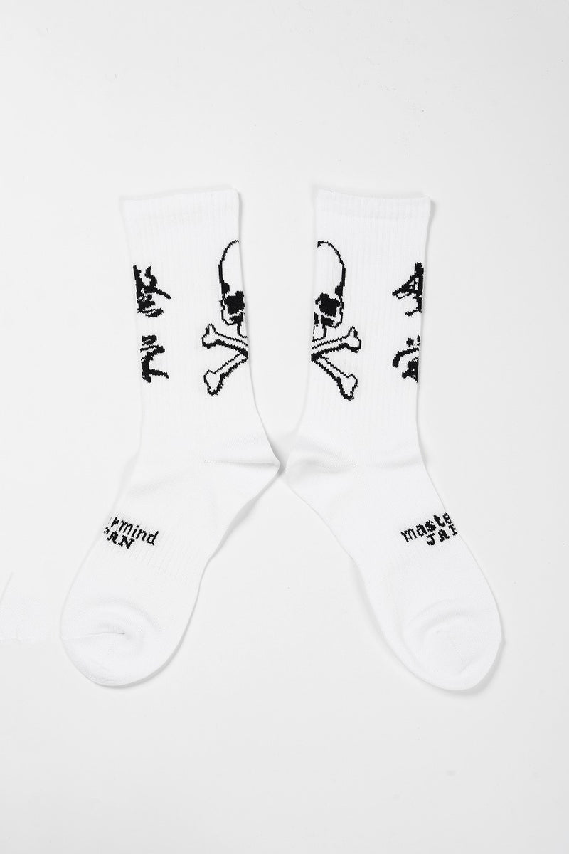 mastermind JAPAN STITCH CREW SOCKS (WHITE)の商品ページ | マスター