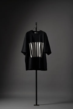 画像をギャラリービューアに読み込む, OBLADI BARCODE T SHIRT IN BLACK (BLACK)