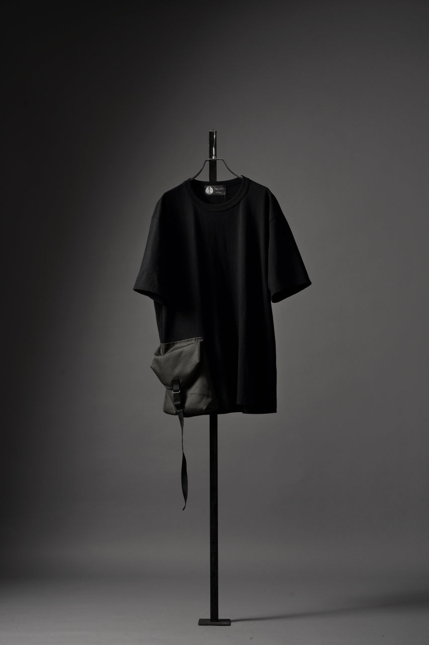 画像をギャラリービューアに読み込む, OBLADI POCKET BAG T-SHIRT- MOSS GREEN (BLACK)