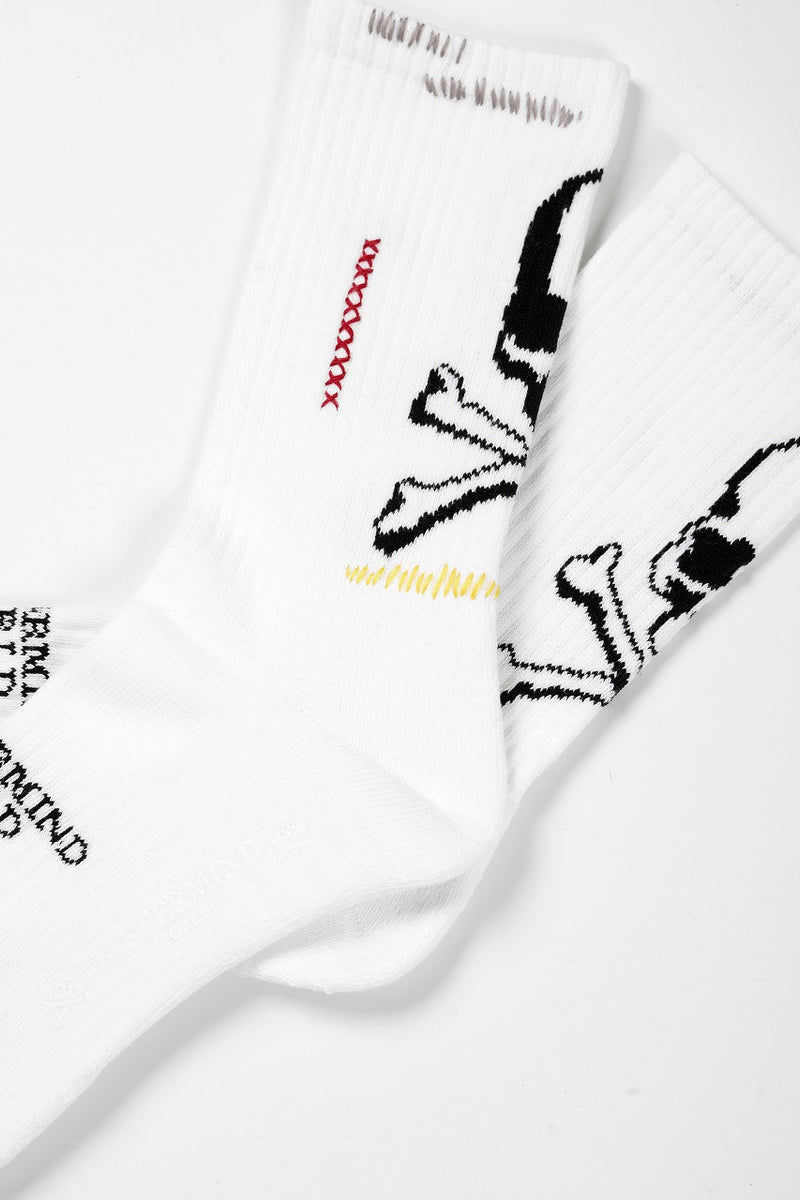 MASTERMIND WORLD STITCH CREW SOCKS (WHITE)の商品ページ | マスター