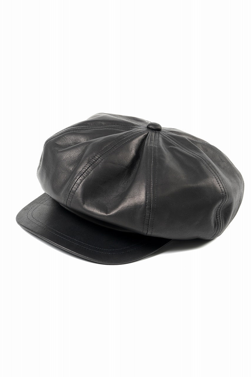 画像をギャラリービューアに読み込む, ISAMU KATAYAMA BACKLASH CASQUETTE / MONOCHROME LUXURY STEER (BLACK)