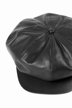 画像をギャラリービューアに読み込む, ISAMU KATAYAMA BACKLASH CASQUETTE / MONOCHROME LUXURY STEER (BLACK)