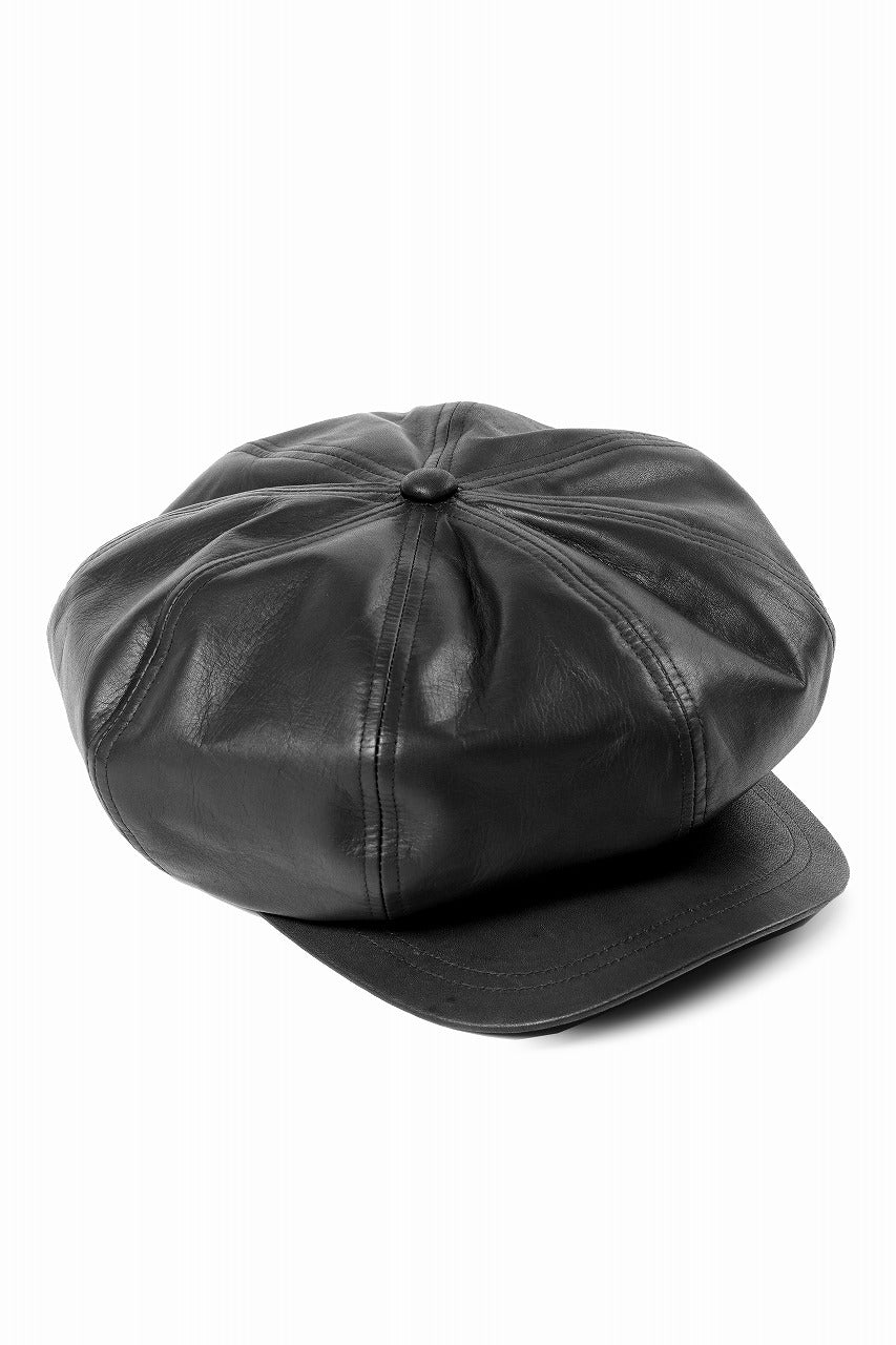 画像をギャラリービューアに読み込む, ISAMU KATAYAMA BACKLASH CASQUETTE / MONOCHROME LUXURY STEER (BLACK)