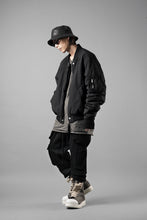 画像をギャラリービューアに読み込む, thom/krom MA-1 BOMBER JACKET / WARM PADDED (BLACK)