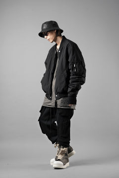 画像をギャラリービューアに読み込む, thom/krom MA-1 BOMBER JACKET / WARM PADDED (BLACK)