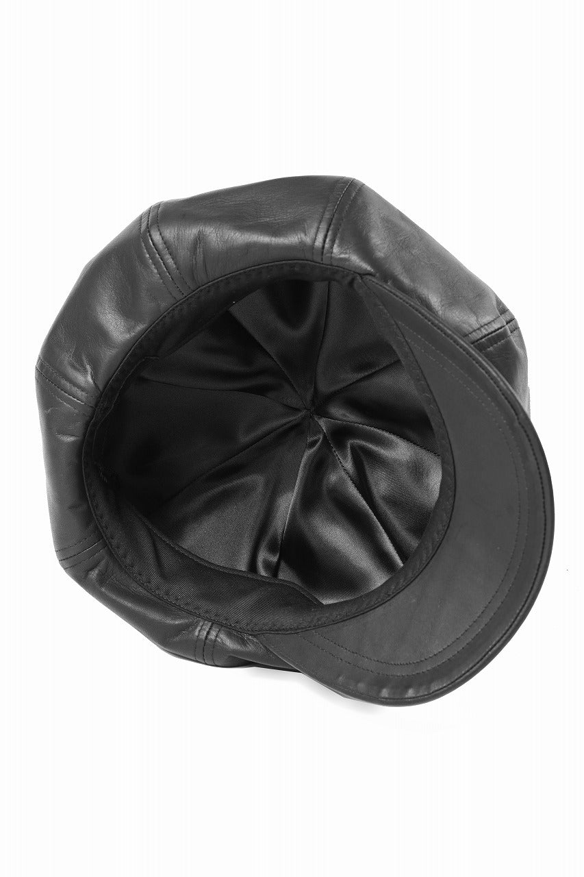 画像をギャラリービューアに読み込む, ISAMU KATAYAMA BACKLASH CASQUETTE / MONOCHROME LUXURY STEER (BLACK)