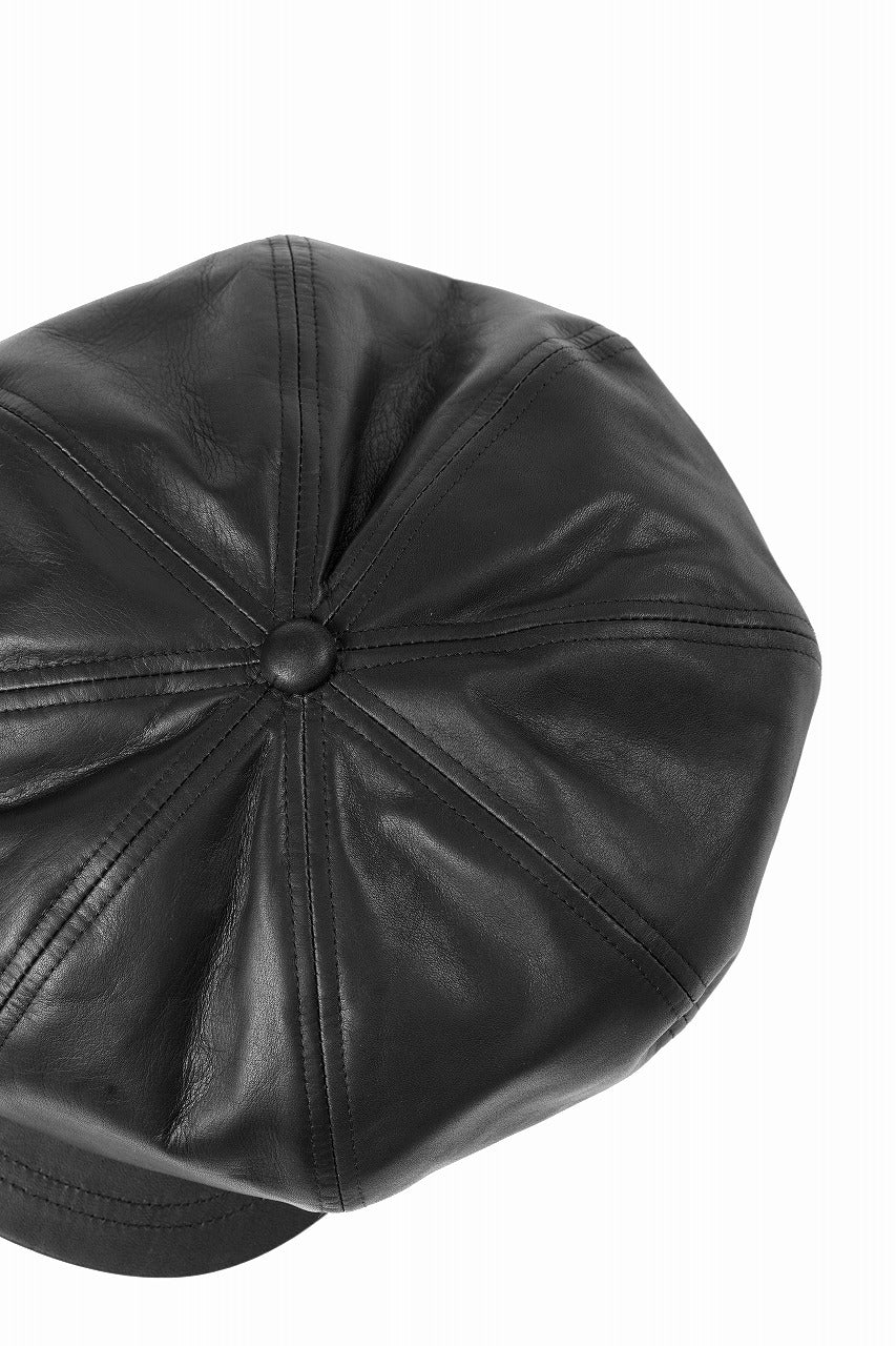 画像をギャラリービューアに読み込む, ISAMU KATAYAMA BACKLASH CASQUETTE / MONOCHROME LUXURY STEER (BLACK)