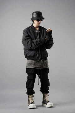 画像をギャラリービューアに読み込む, thom/krom MA-1 BOMBER JACKET / WARM PADDED (BLACK)