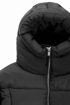 画像をギャラリービューアに読み込む, thom/krom BIG HOODIE OVERSIZED JACKET / WARM PUFFER (BLACK)