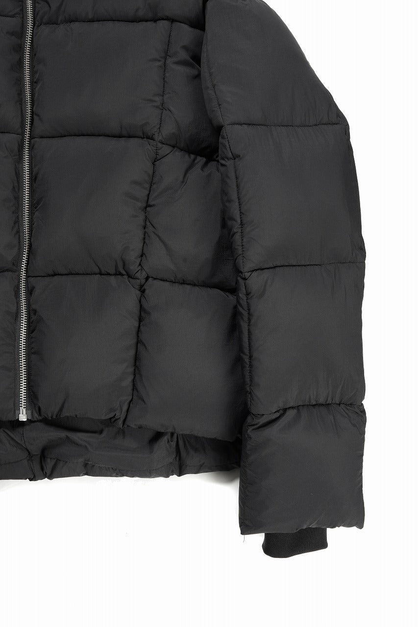 画像をギャラリービューアに読み込む, thom/krom BIG HOODIE OVERSIZED JACKET / WARM PUFFER (BLACK)