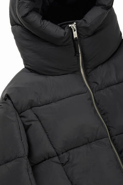 画像をギャラリービューアに読み込む, thom/krom BIG HOODIE OVERSIZED JACKET / WARM PUFFER (BLACK)