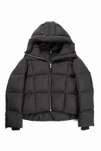 画像をギャラリービューアに読み込む, thom/krom BIG HOODIE OVERSIZED JACKET / WARM PUFFER (BLACK)