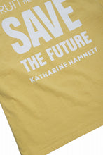 画像をギャラリービューアに読み込む, KATHARINE HAMNETT x FRUIT OF THE LOOM COLLABO TEE / OVERDYED BACK PRINT (YELLOW)