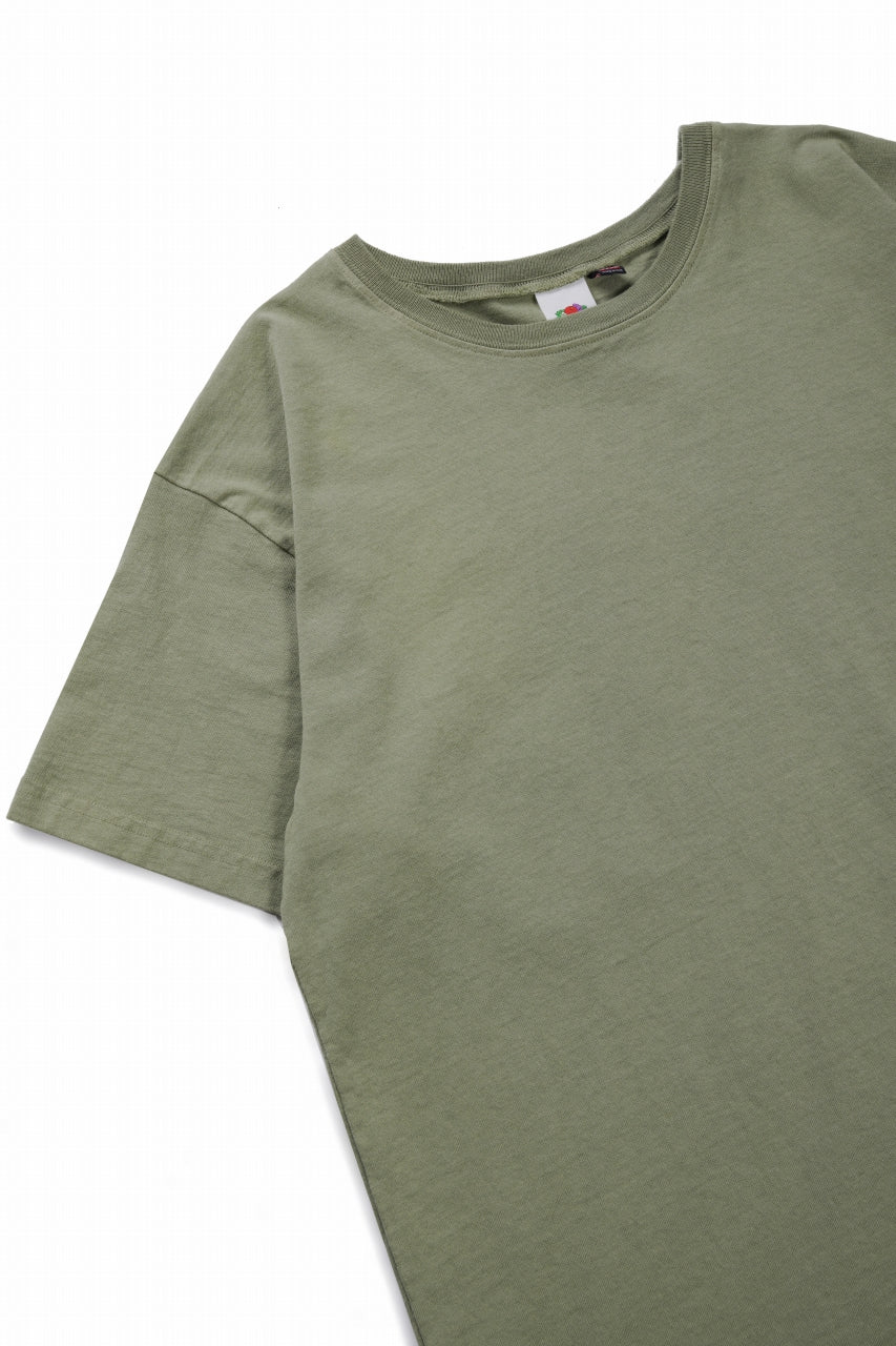 画像をギャラリービューアに読み込む, KATHARINE HAMNETT x FRUIT OF THE LOOM COLLABO TEE / OVERDYED BACK PRINT (GREEN)