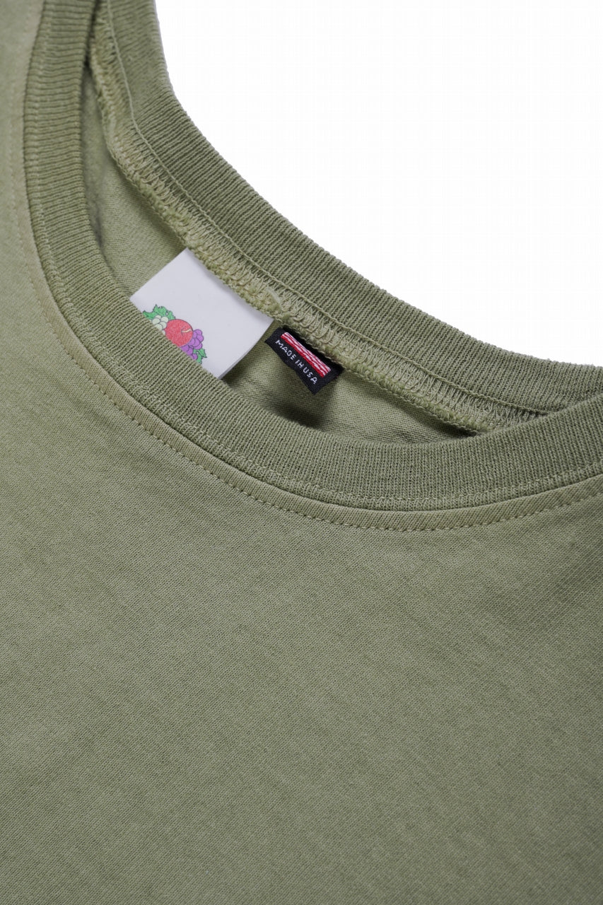 画像をギャラリービューアに読み込む, KATHARINE HAMNETT x FRUIT OF THE LOOM COLLABO TEE / OVERDYED BACK PRINT (GREEN)
