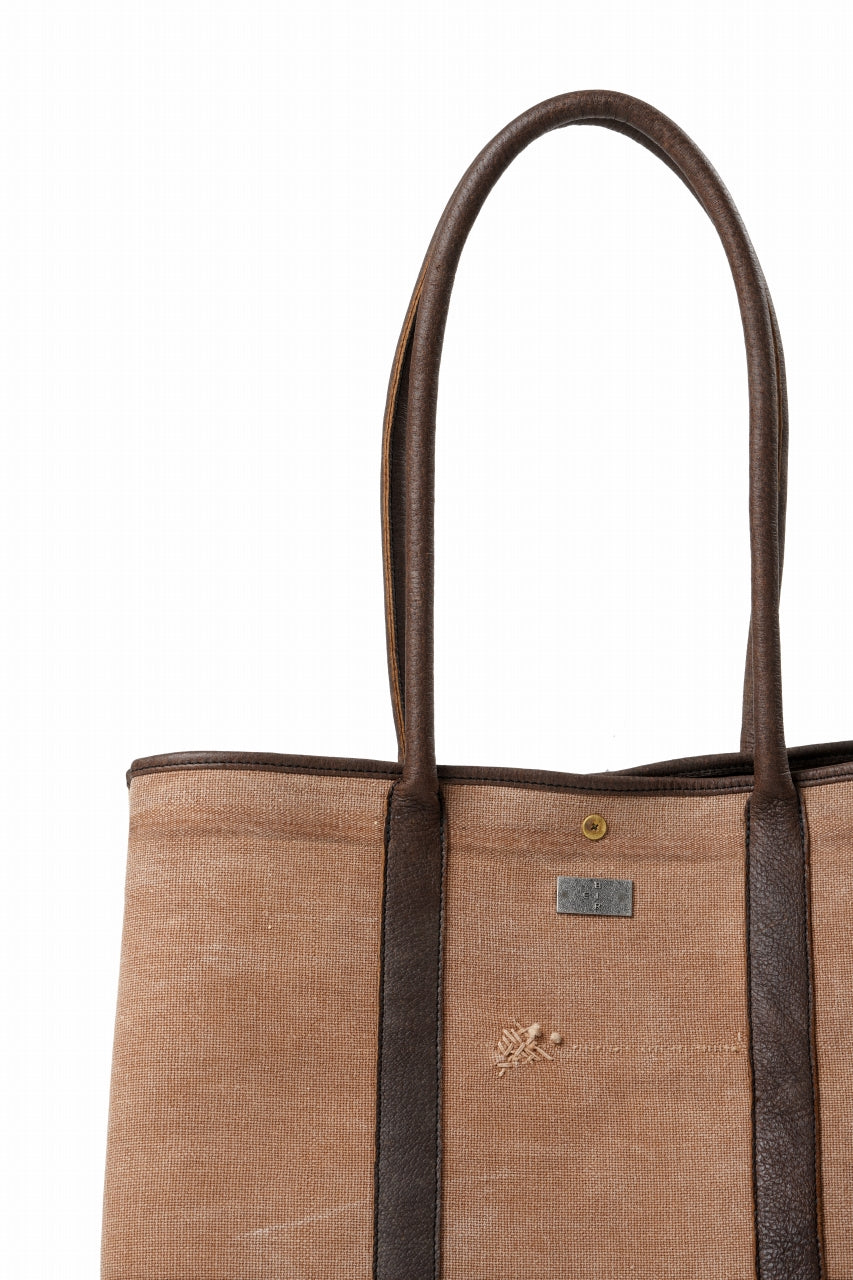 画像をギャラリービューアに読み込む, ierib GP Tote Bag / Vintage SAKABUKURO (BROWN #B)