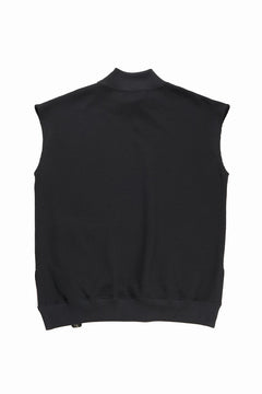 画像をギャラリービューアに読み込む, beauty : beast HIGH-NECK SLEEVELESS PULLOVER (BLACK)