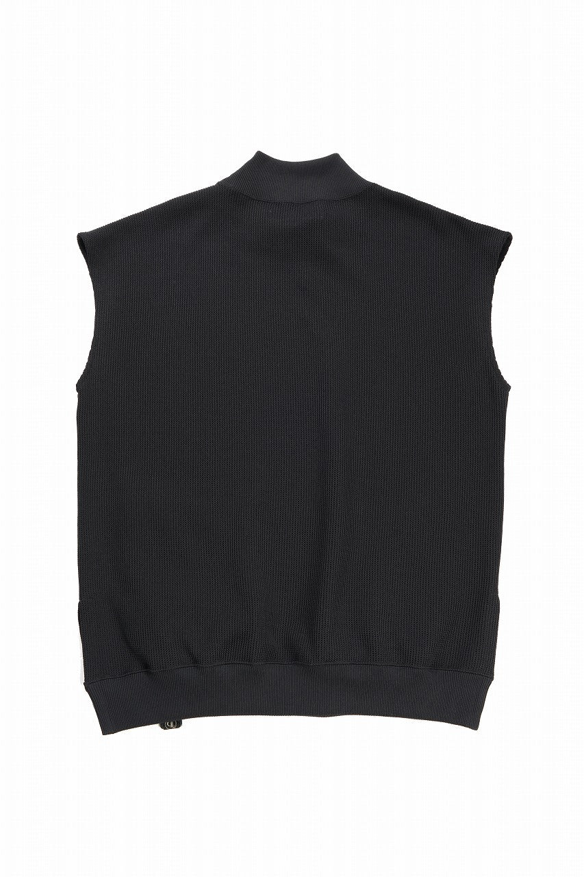 画像をギャラリービューアに読み込む, beauty : beast HIGH-NECK SLEEVELESS PULLOVER (BLACK)