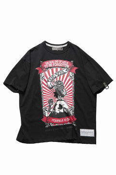 Load image into Gallery viewer, beauty : beast ESSENTIAL GRAPHIC LINE TEE (REQUIEM / BLACK)