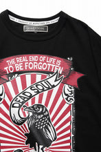 Load image into Gallery viewer, beauty : beast ESSENTIAL GRAPHIC LINE TEE (REQUIEM / BLACK)