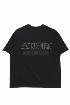 Load image into Gallery viewer, beauty : beast ESSENTIAL GRAPHIC LINE TEE (REQUIEM / BLACK)